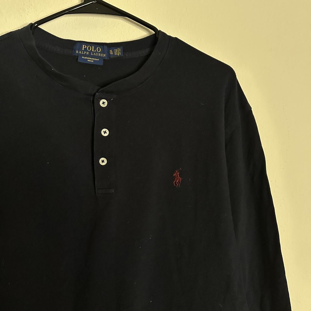 Polo Ralph Lauren Navy Polo Ralph Lauren Hanley Longsleeve - XL Size US XL / EU 56 / 4 - 3 Thumbnail