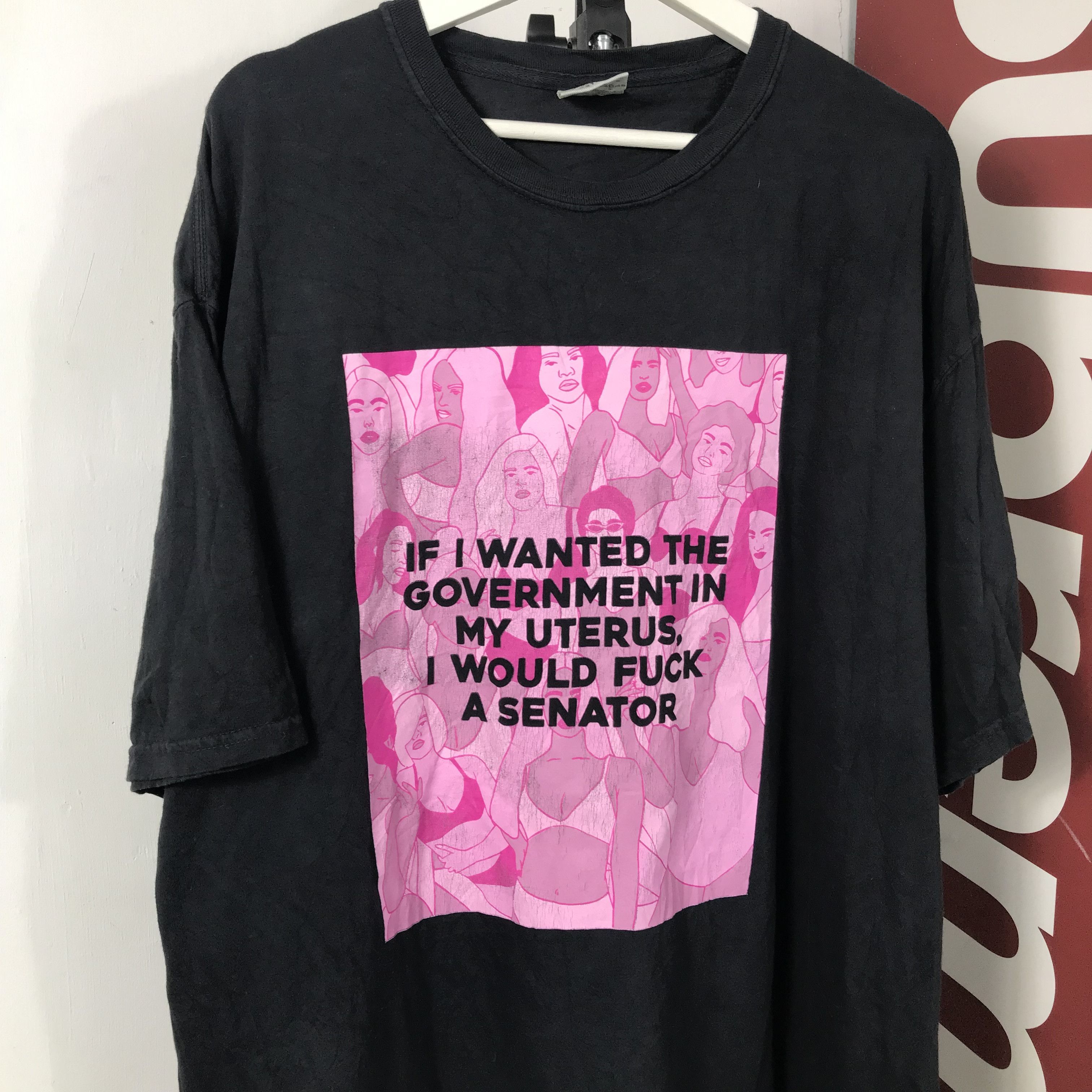 Vintage vintage humor if i wanted goverment i fuck senator Size US XXL / EU 58 / 5 - 3 Thumbnail