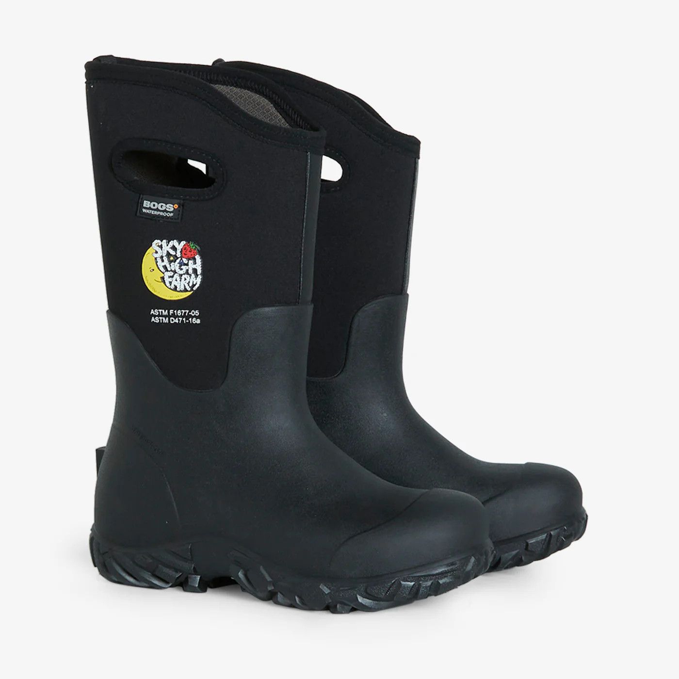 image of Sky High Farm Workwear X Bogs Workwear Boots in Black, Men's (Size 9)