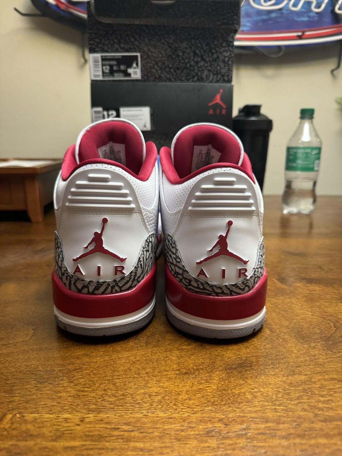 Jordan Brand × Nike Air Jordan 3 Retro “Cardinal Red” Size US 12 / EU 45 - 4 Thumbnail