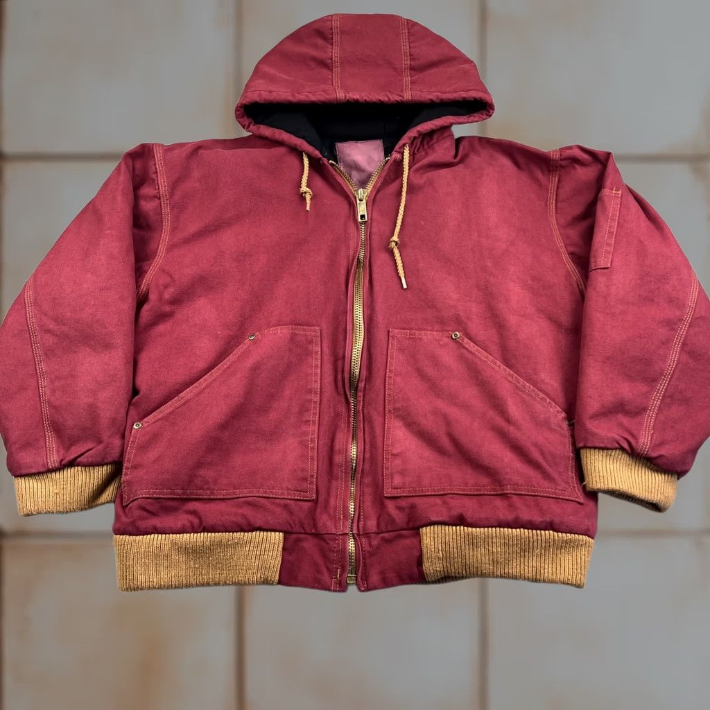 Carhartt × Streetwear × Vintage Deep Wine Carhartt Active Jacket