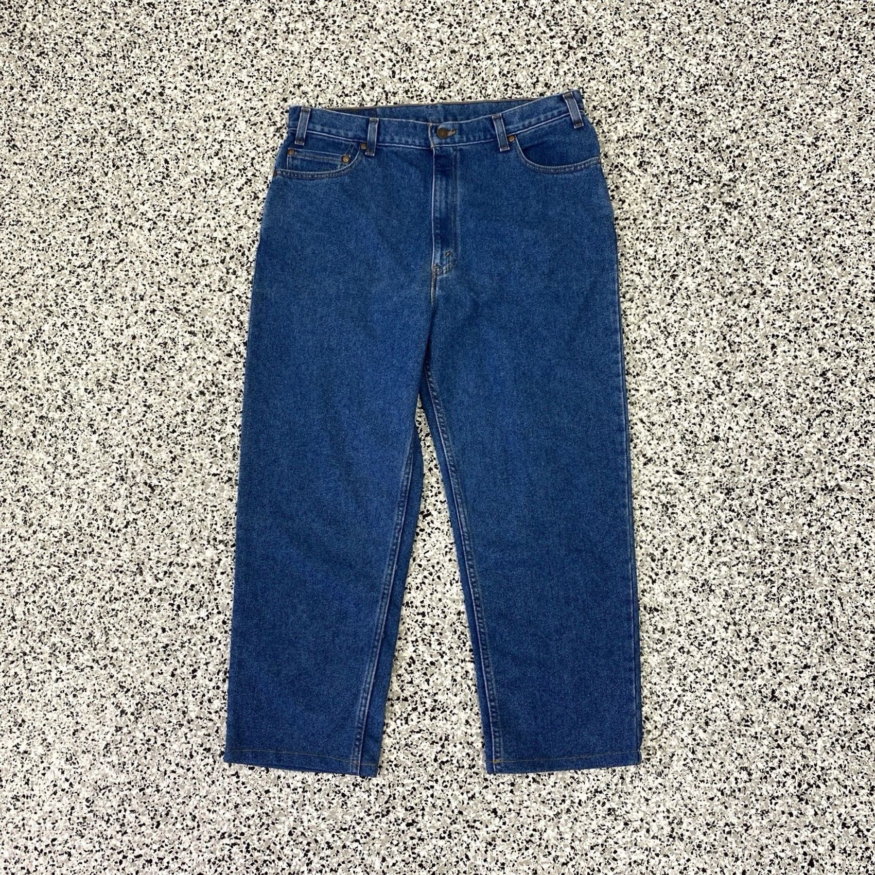 Levi's VINTAGE Levi's 540 Flex Jeans Tapered USA Made 38x30 Blue Cotton Brown Tab Mens Size US 38 / EU 54 - 2 Thumbnail