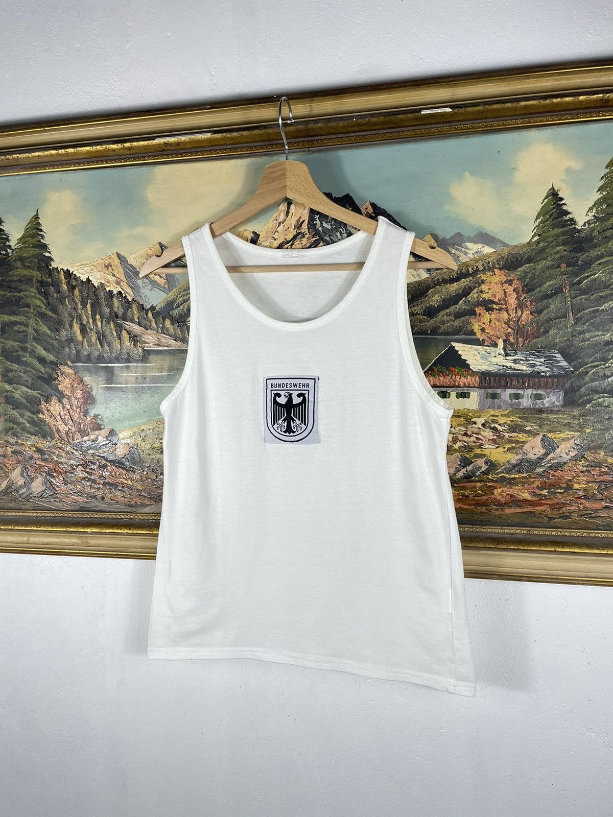 Other Vintage Retro 90s Germany Bundeswehr tank tops tee Size US M / EU 48-50 / 2 - 2 Thumbnail