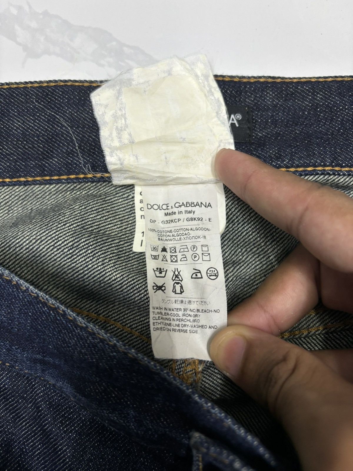 Dolce & Gabbana 🔥DOLCE & GABBANA BLUE DISTRESSED DENIM JEANS Size US 34 / EU 50 - 11 Thumbnail