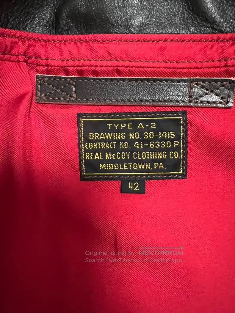 The Real McCoy's The Real McCoys A2 flight jacket Size US L / EU 52-54 / 3 - 6 Thumbnail