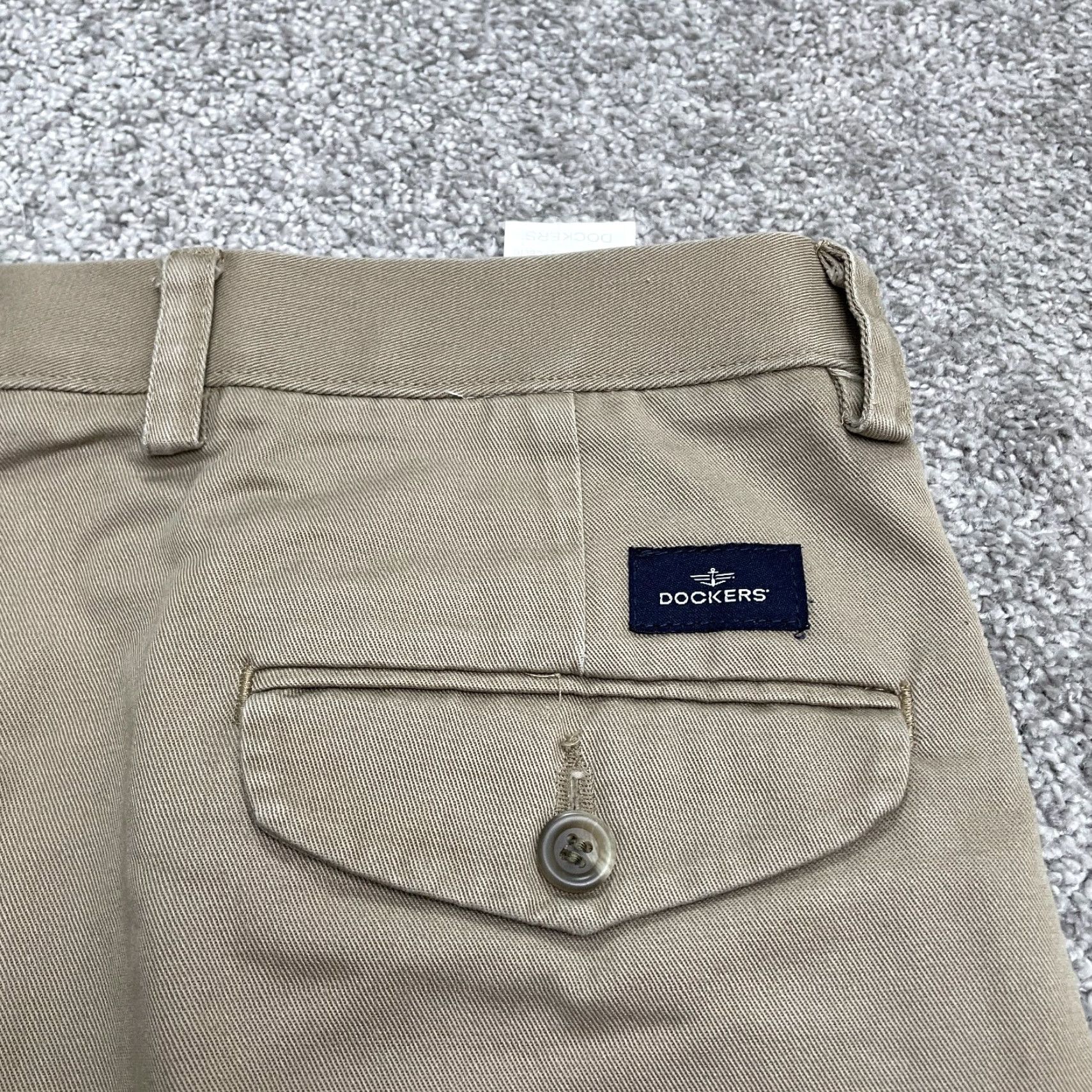 Dockers DOCKERS Pants Khakis Relaxed Fit Straight Leg Mens 36x31 Brown Casual Vintage: No Size US 36 / EU 52 - 5 Thumbnail