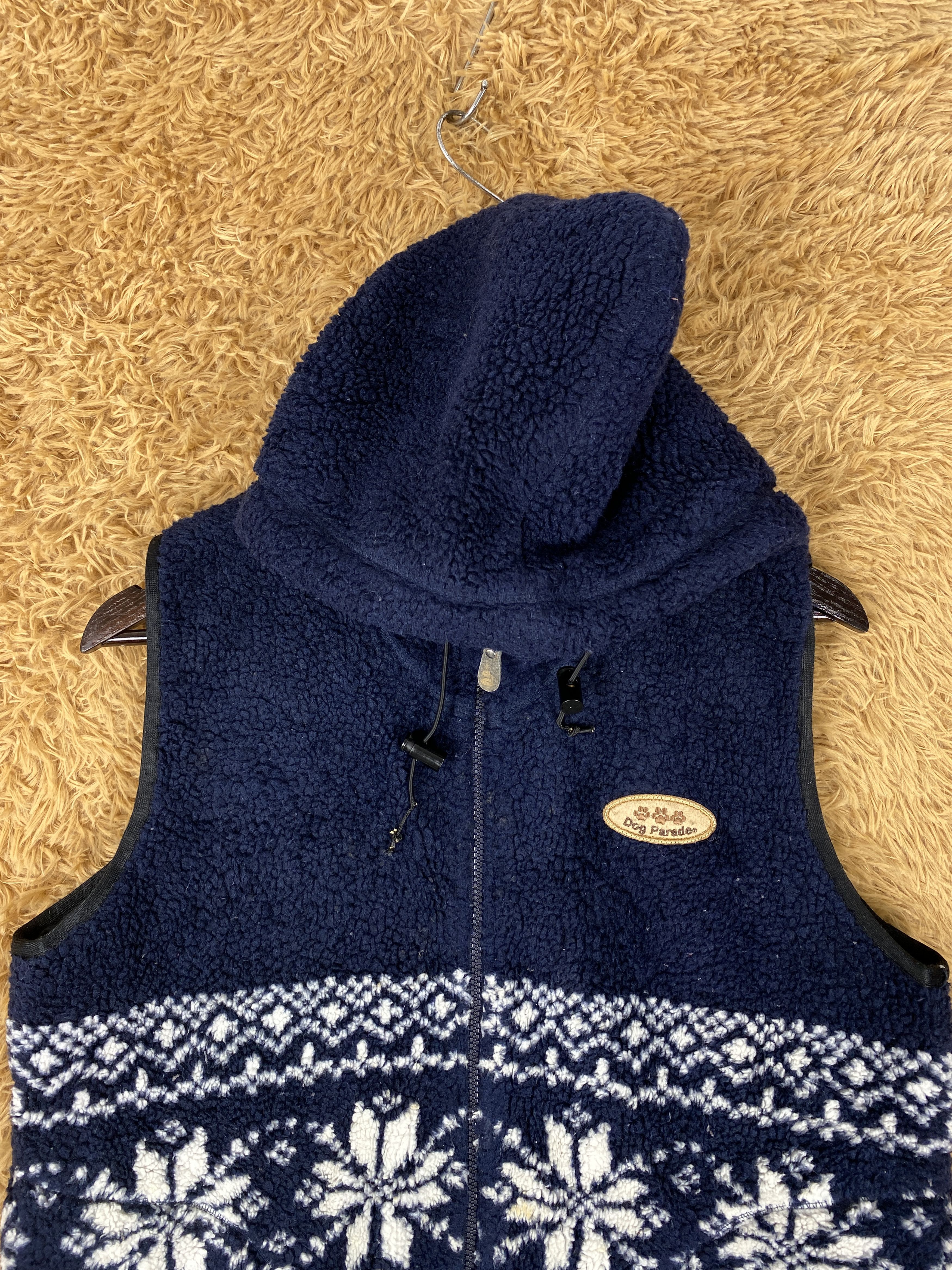 Japanese Brand Vintage Dog Parade Fleece Vest Size US L / EU 52-54 / 3 - 2 Thumbnail