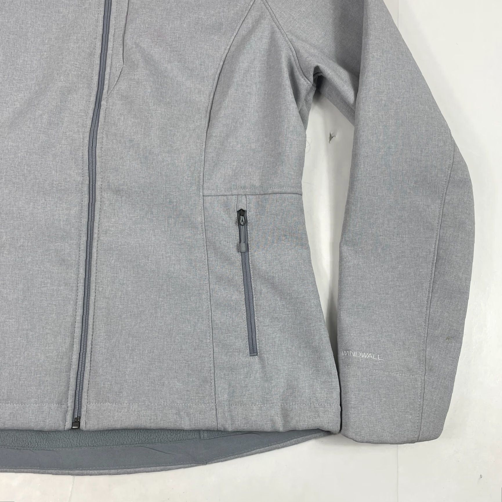 The North Face The North Face Jacket Womens Large Gray Apex Barrier Windwall Lined Hiking Ski Size L / US 10 / IT 46 - 5 Thumbnail