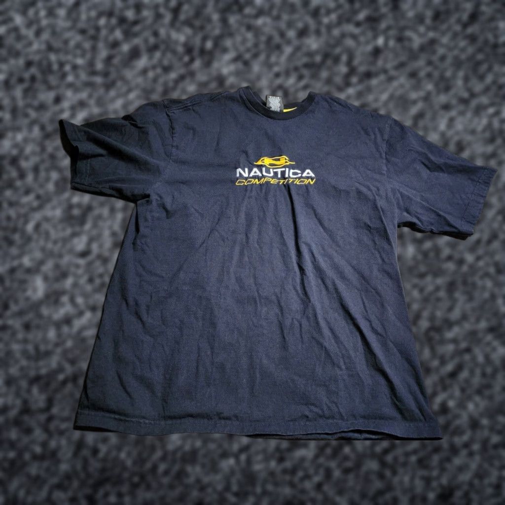 Nautica VTG Nautica Competition T Shirt Blue Embroidered Logo Outdoor Canada Mens XL Size US XL / EU 56 / 4 - 1 Thumbnail