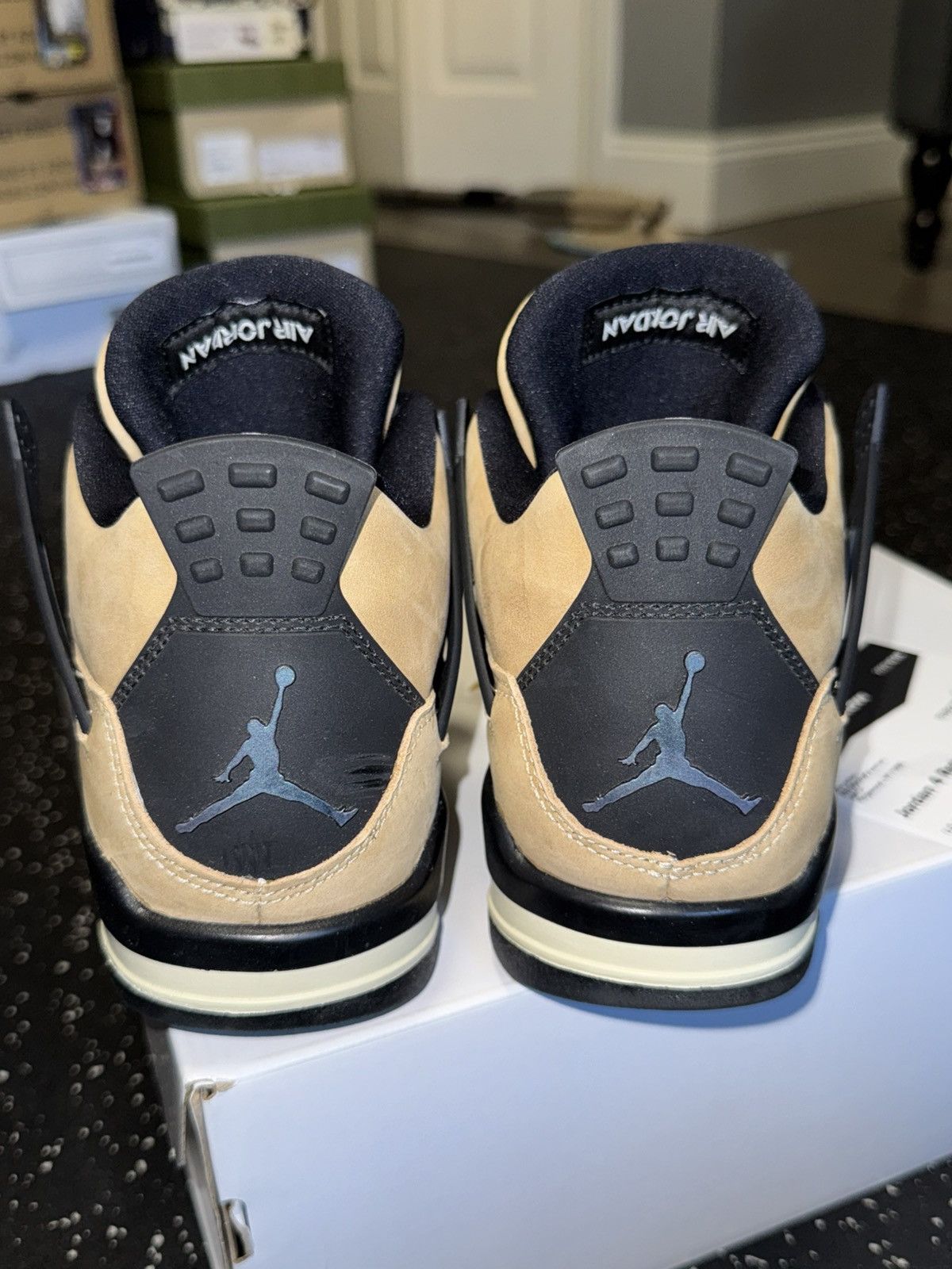 Jordan Brand × Nike Air Jordan 4 iv mushroom sz 7 women’s or 5.5Y boys Size US 7 / IT 37 - 6 Thumbnail