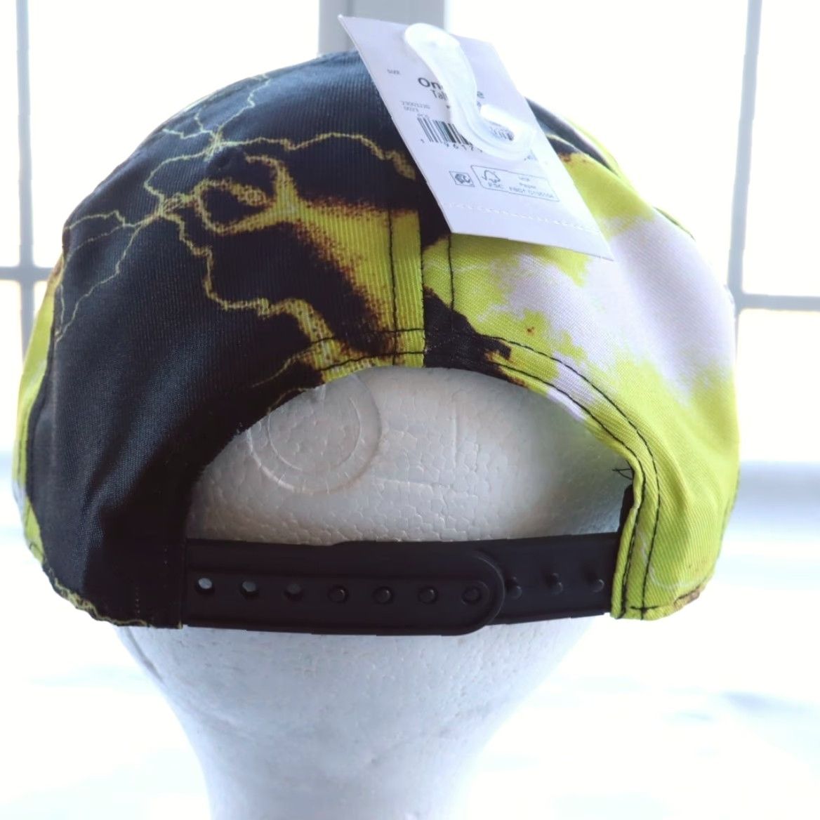 Vintage Bioworld Pikachu Lightning Black Woven Baseball Snapback Hat Men's OS Size ONE SIZE - 3 Thumbnail