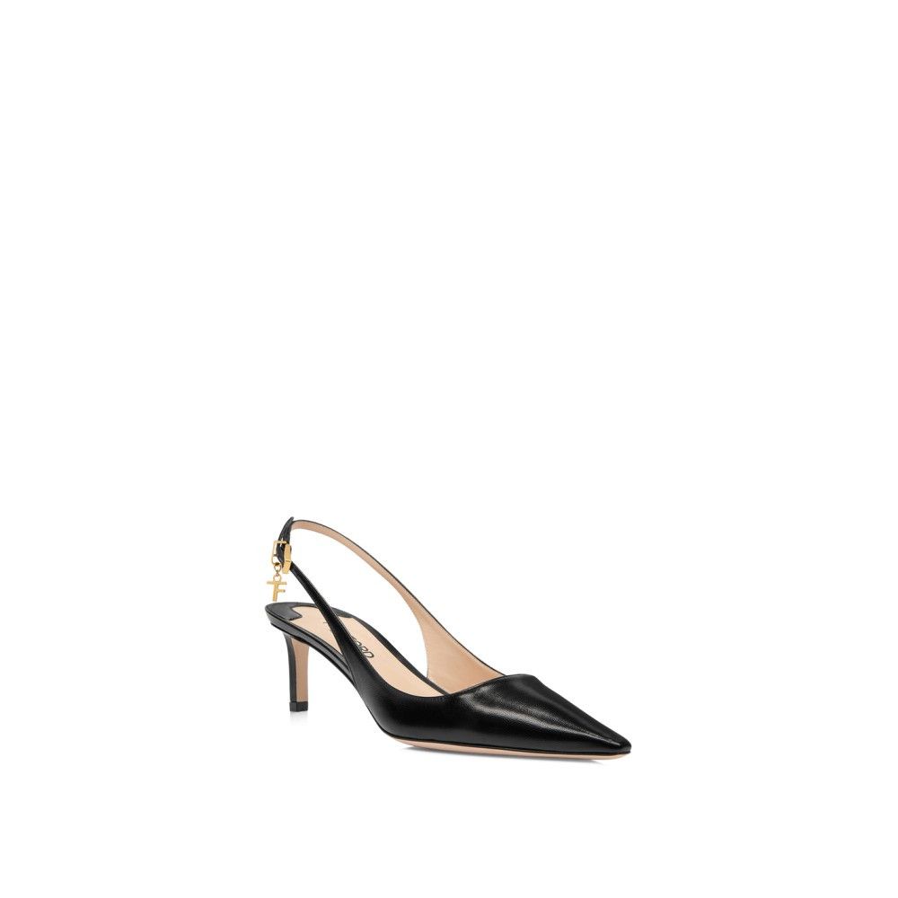 Tom Ford o1loc1c0326 W3393 Slingbacks Pumps in Black Size US 8 / IT 38 - 3 Thumbnail