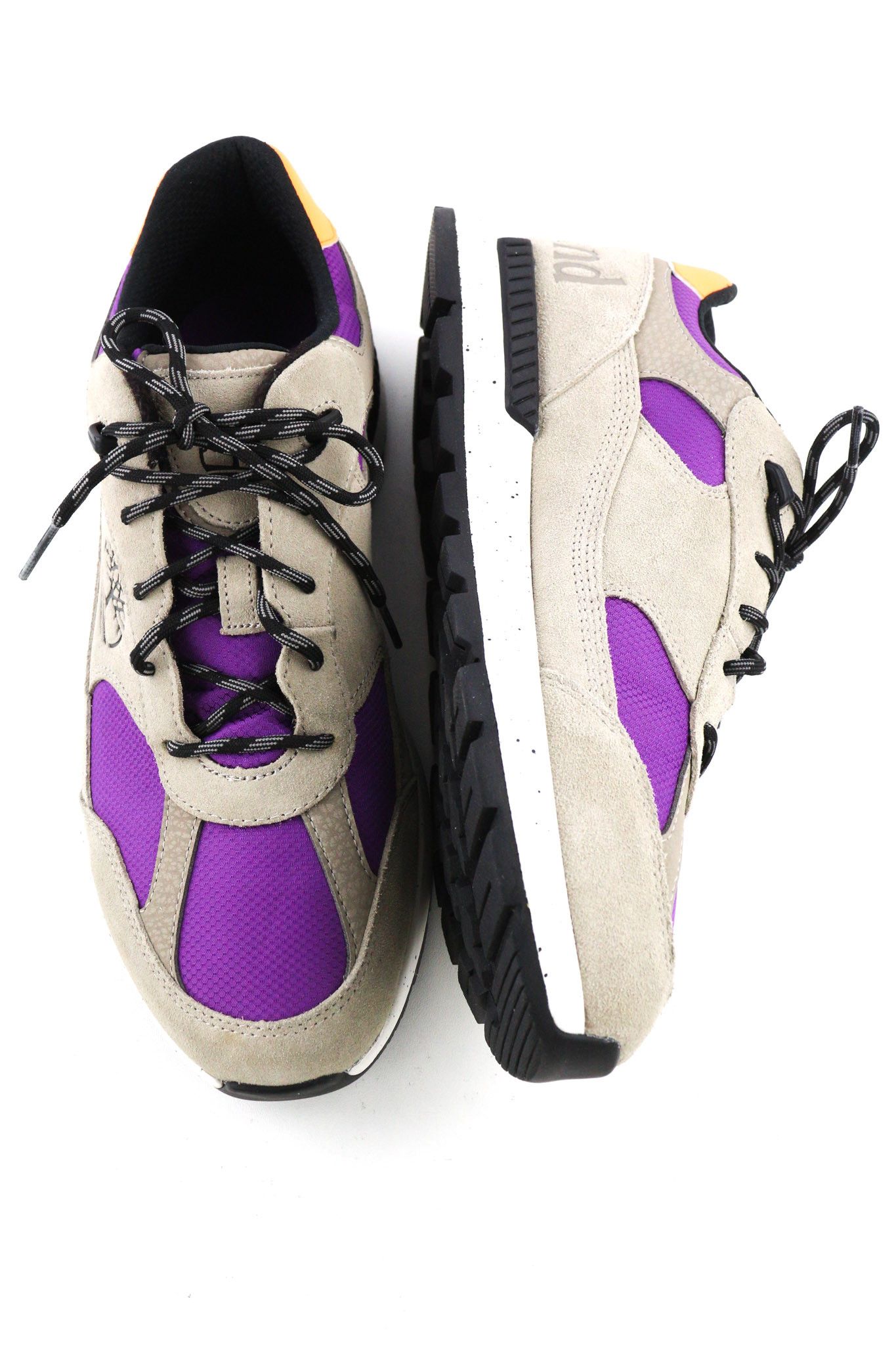 Timberland A2R4A-A5849 EU43/44 Grey Purple Leather Sneakers 81137 Size US 10.5 / EU 43-44 - 6 Thumbnail