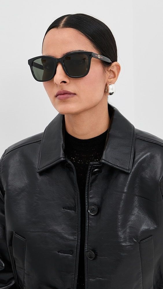 Gucci Gucci Women Sunglasses Square GG1984SK 001 NEW AUTHENTIC Size ONE SIZE - 10 Thumbnail