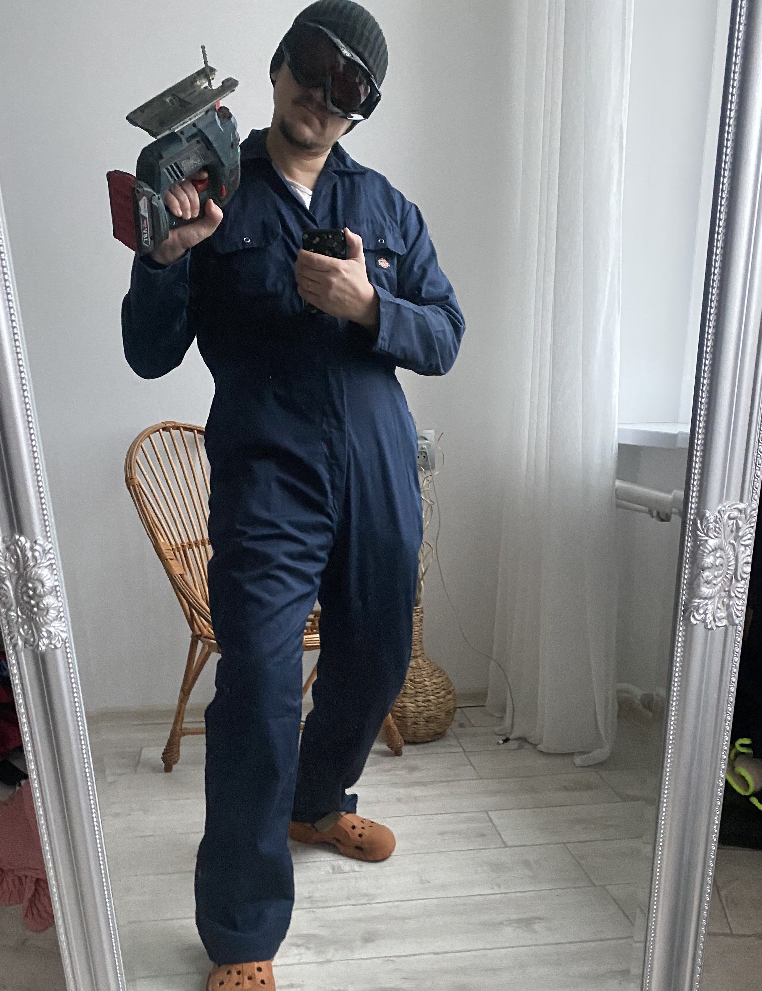 Dickies ⚒️ Vintage Dickies Workwear Overall Workers Jumpsuit Size US 32 / EU 48 - 2 Thumbnail