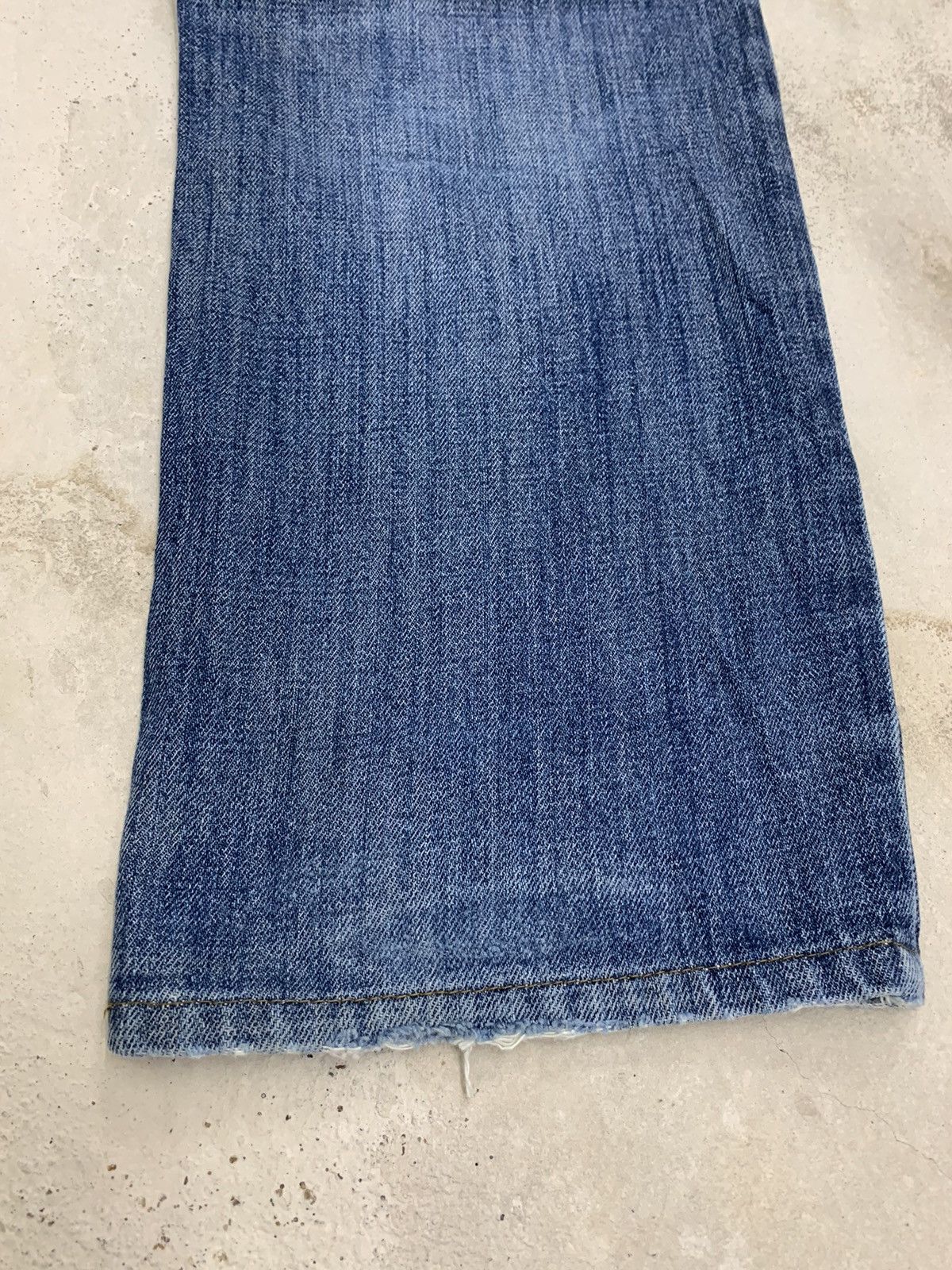 Levi's × Vintage Levis 533 04 Productio Distressed Denim Pants (AE3) Size US 32 / EU 48 - 16 Thumbnail