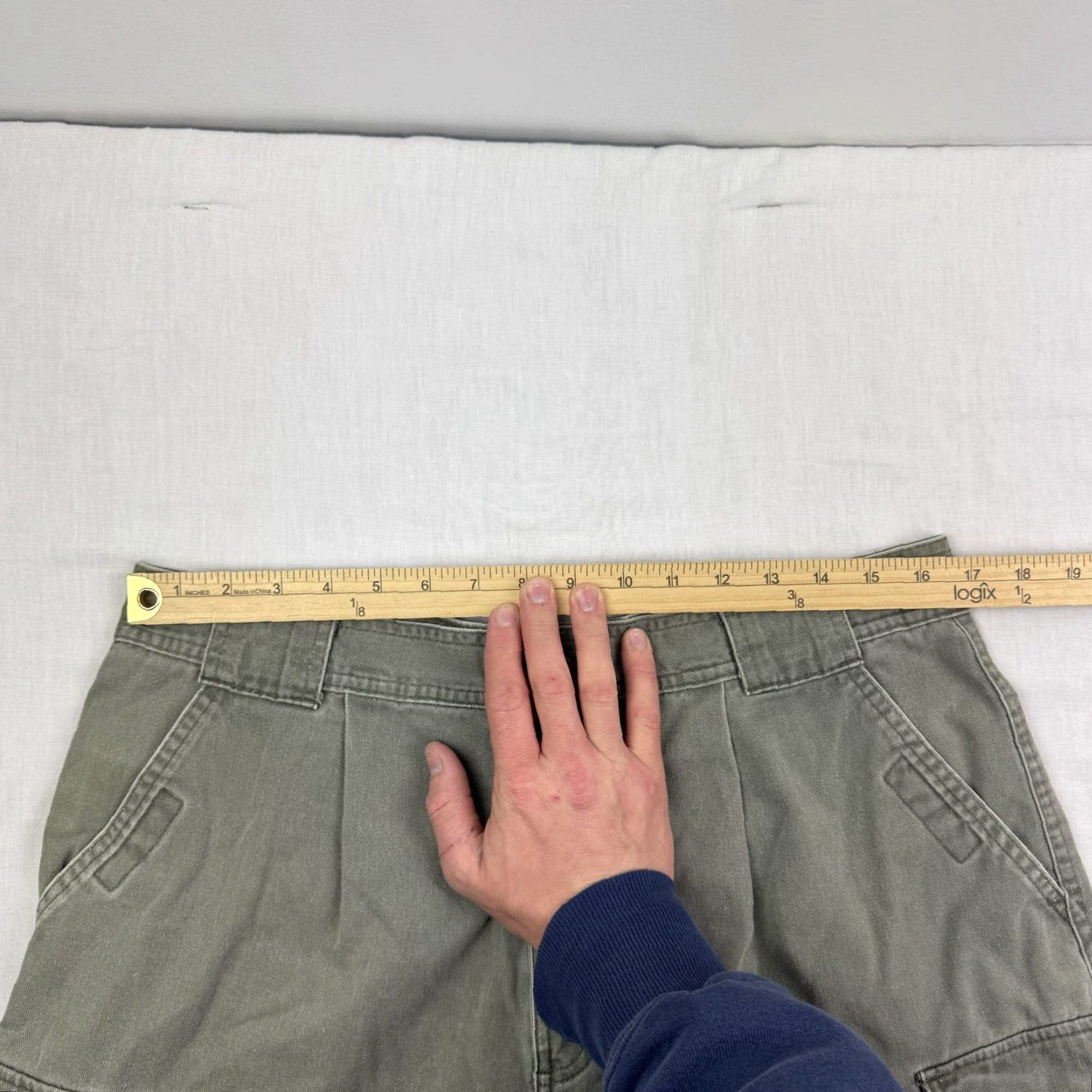 Vintage VINTAGE Woolrich Cargo Shorts Adult 32 Green Tech Grunge Y2K Pockets Mens Size US 32 / EU 48 - 6 Thumbnail