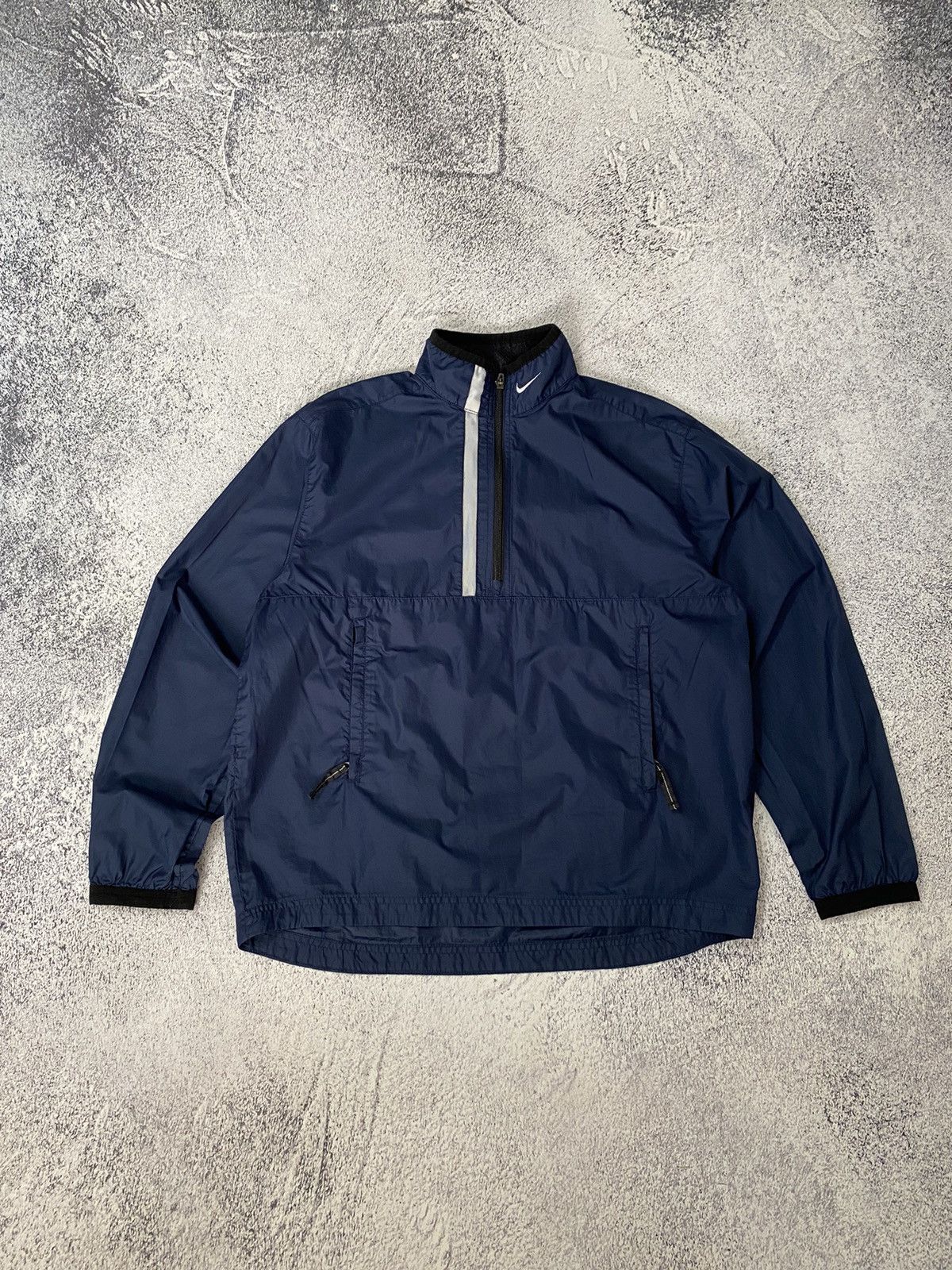Nike × Vintage Vintage Nike Nylon Anorak Small Logo Size US S / EU 44-46 / 1 - 1 Thumbnail