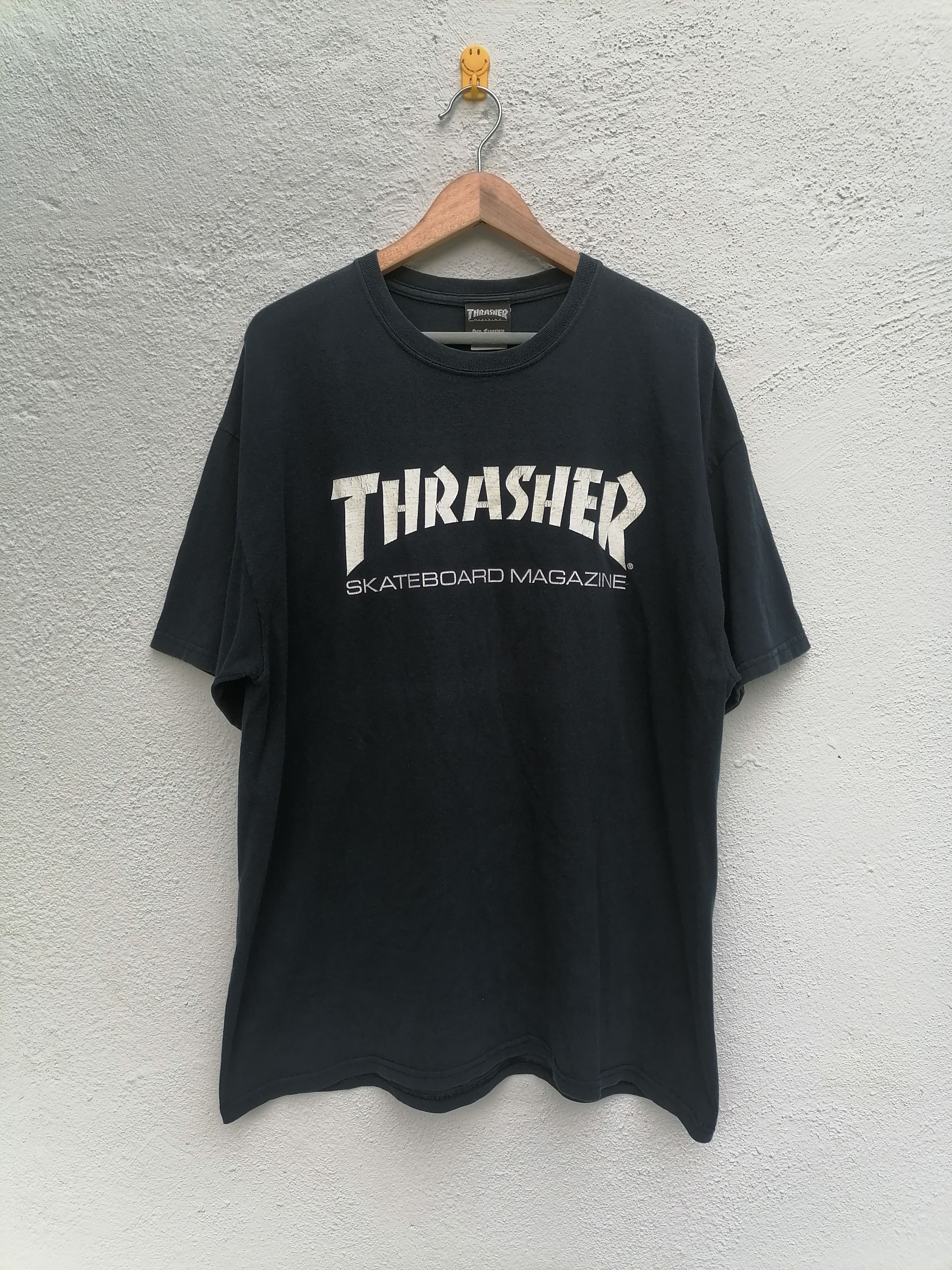 Thrasher × Vintage Thrasher Skateboard Magazine Sun Faded T-shirt Size US XL / EU 56 / 4 - 1 Thumbnail
