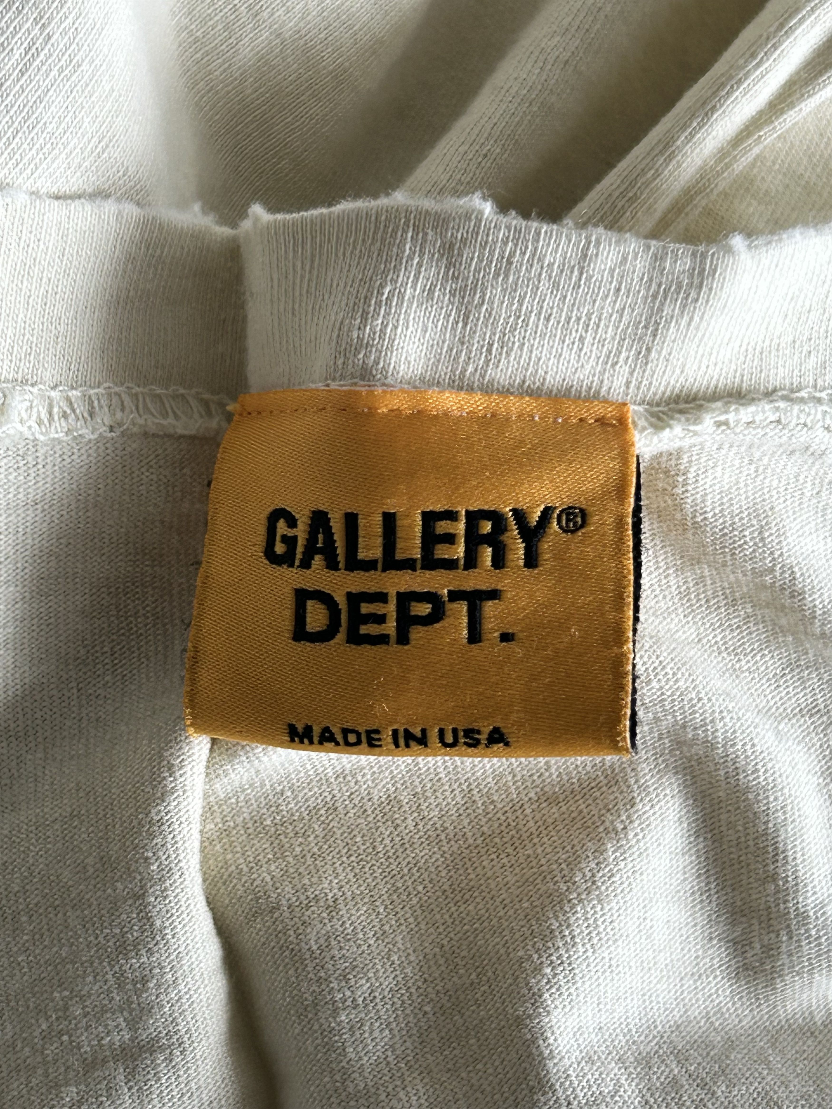 Gallery Dept. Gallery Dept Antique White & Black Cafe Bistro Logo T-Shirt Size US XS / EU 42 / 0 - 4 Thumbnail
