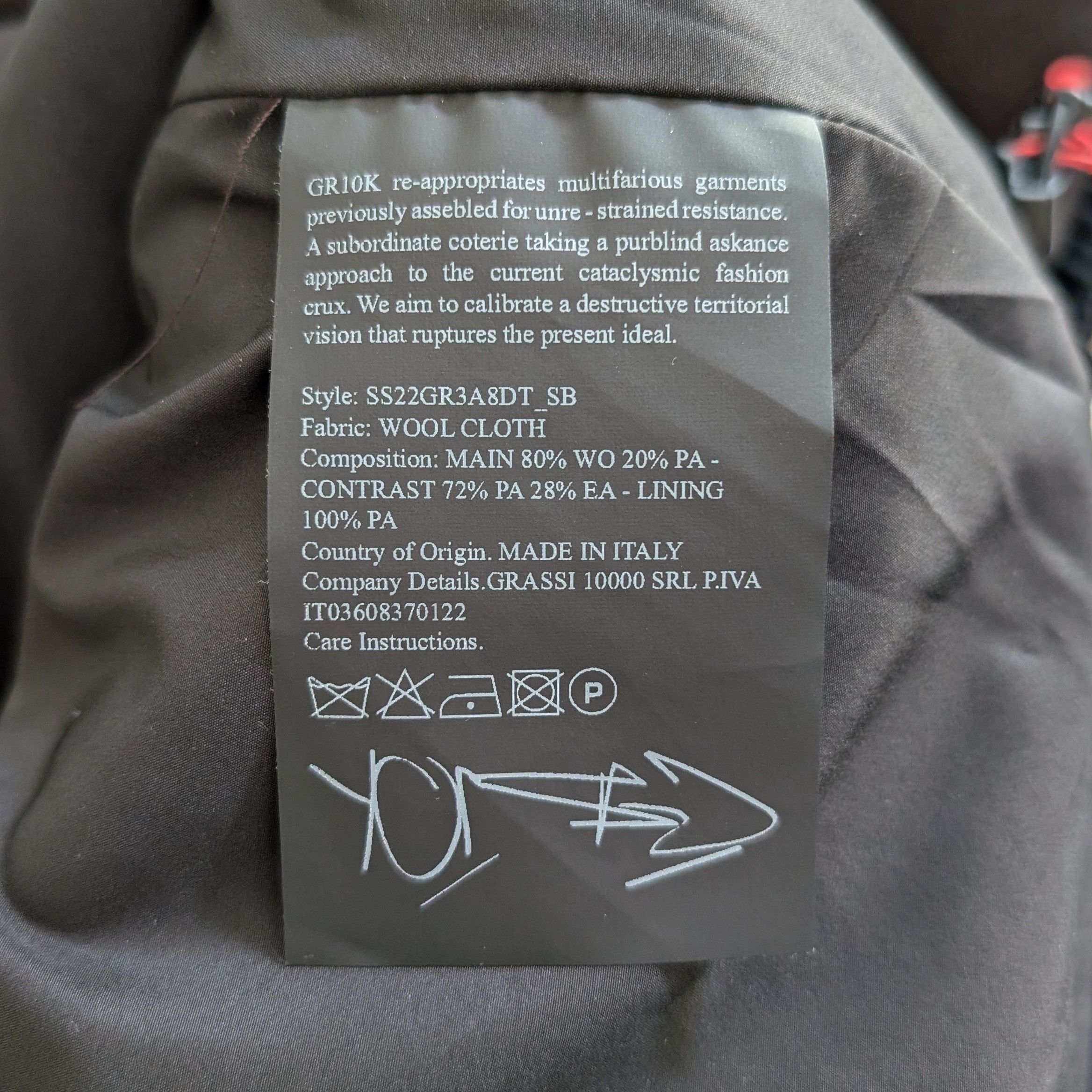 GR10K × Salomon Salomon Edition Wool Panno Jacket Size US S / EU 44-46 / 1 - 8 Thumbnail