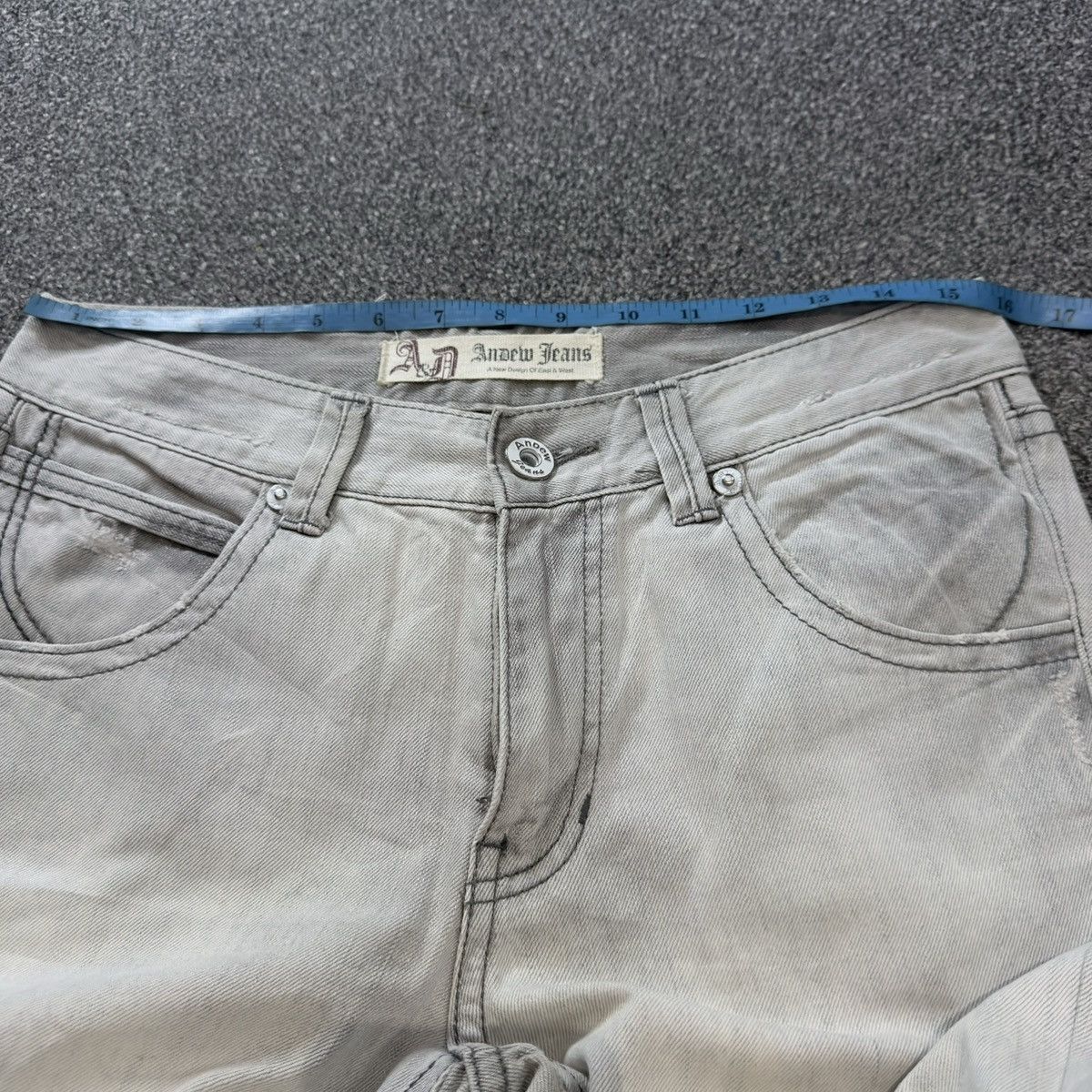 Tornado Mart Archives ‼️ Flared Bootcut Japanese Andew Jeans y2k LGB HG Size US 31 - 16 Thumbnail