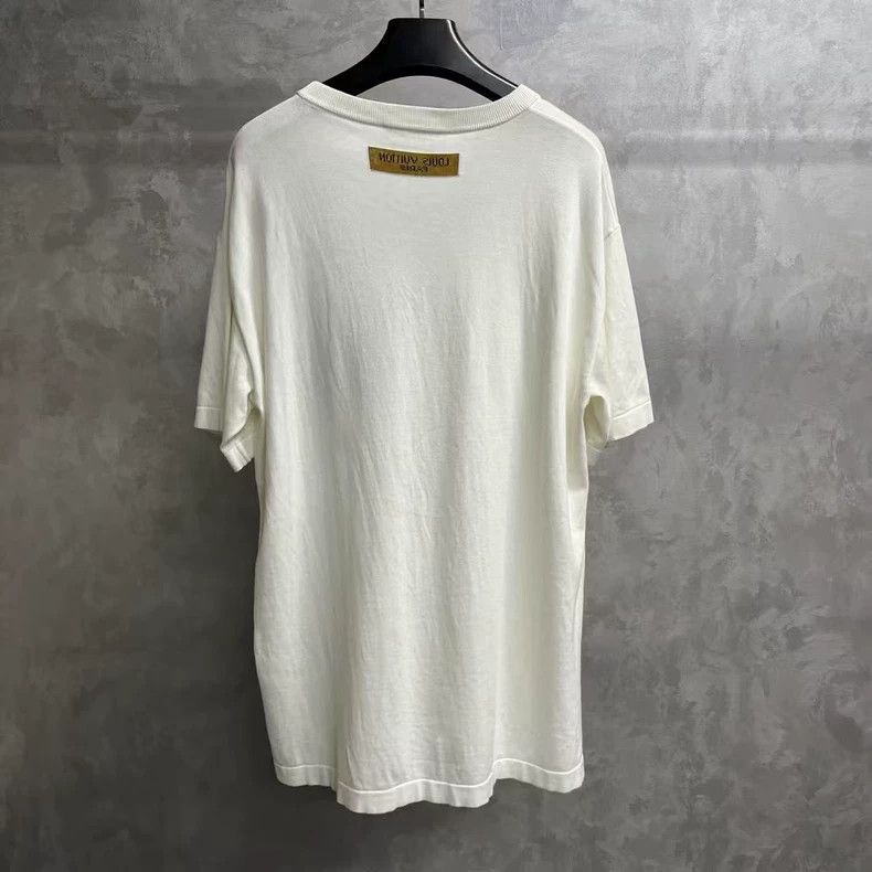 Louis Vuitton Louis Vuitton size 4l White cartoon intarsia crew neck shor Size US M / EU 48-50 / 2 - 5 Thumbnail
