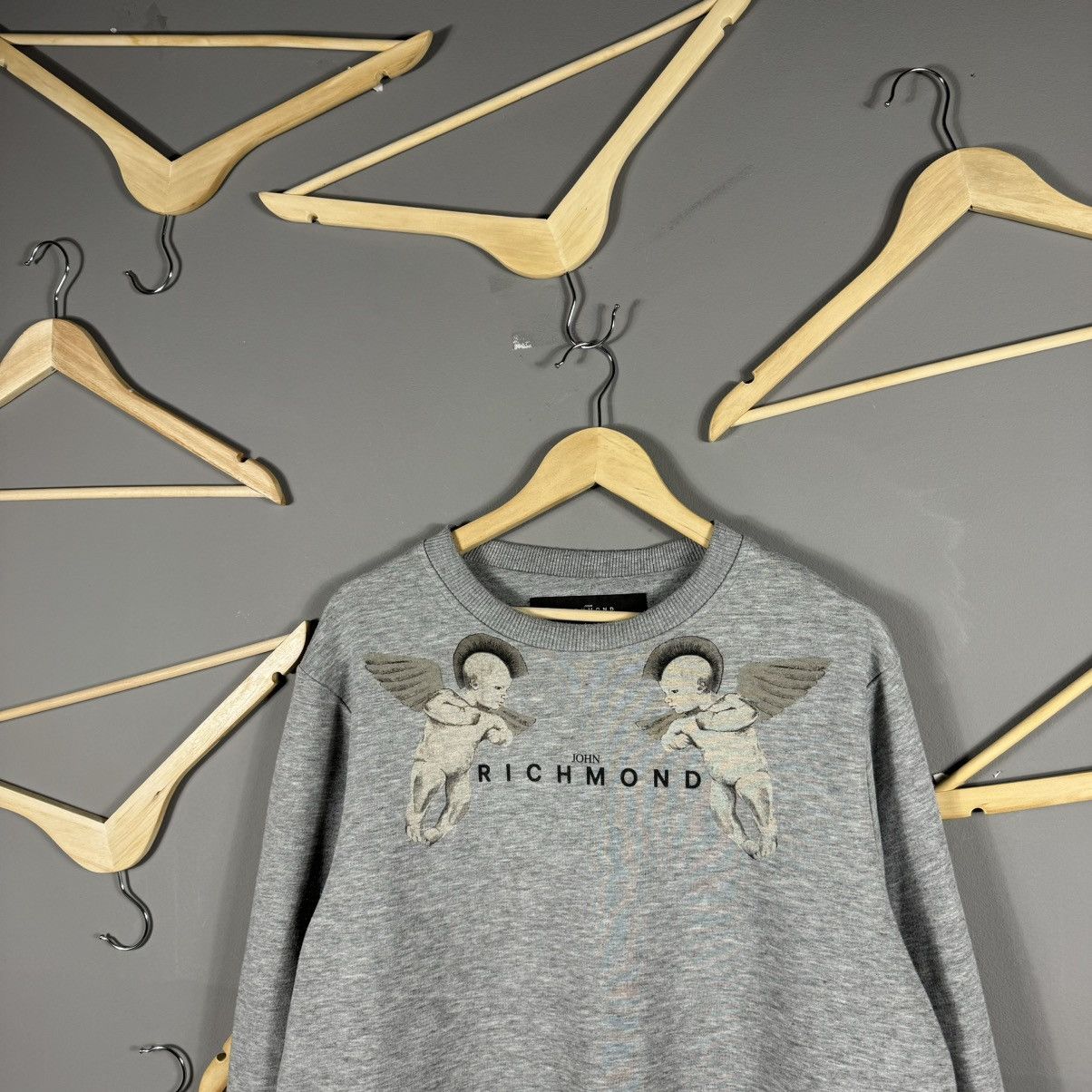 John Richmond John Richmond Angels Sweatshirt Size US XL / EU 56 / 4 - 5 Thumbnail
