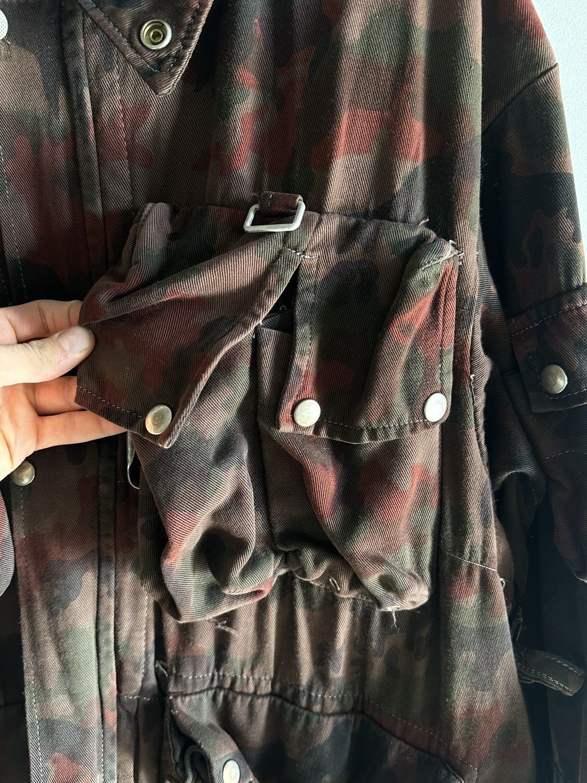 Vintage vintage Swiss Army alpineflauge Parka overdyed Size US L / EU 52-54 / 3 - 6 Thumbnail