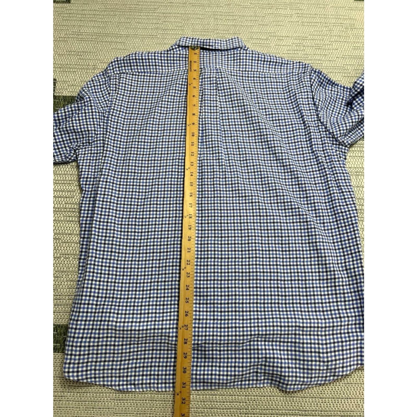 Faconnable VINTAGE Faconnable Classique Deauville Shirt Mens XL Blue Cotton Gingham Check Button Up Size US XL / EU 56 / 4 - 4 Thumbnail