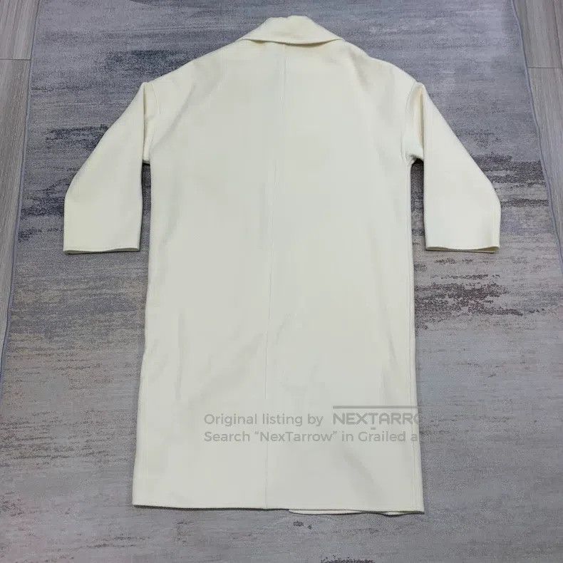 Hermes Hermes 2023 Spring and Summer White Cashmere Coat Size XS / US 0-2 / IT 36-38 - 2 Thumbnail