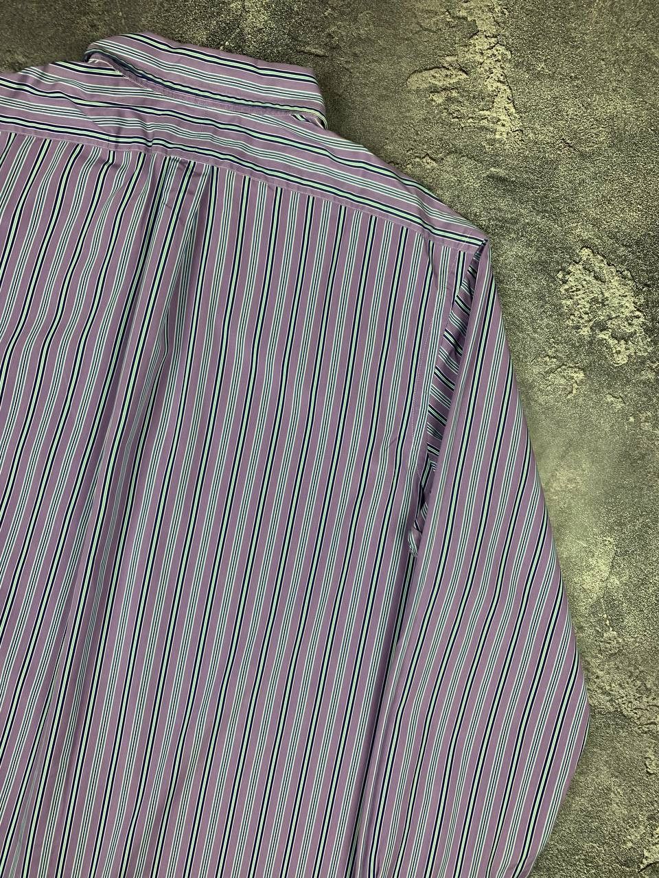 Polo Ralph Lauren Polo Ralph Lauren Men's Shirt Purple Striped Size US XL / EU 56 / 4 - 16 Thumbnail
