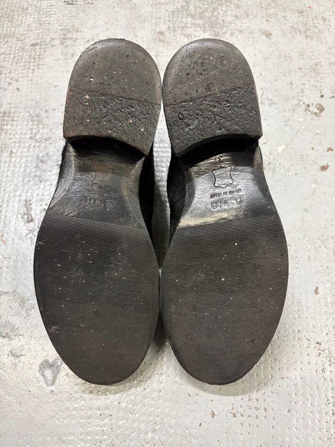 Acne Studios Acne Studios Black Calf Hair Leather Chelsea Boots Size US 6 / IT 36 - 7 Thumbnail