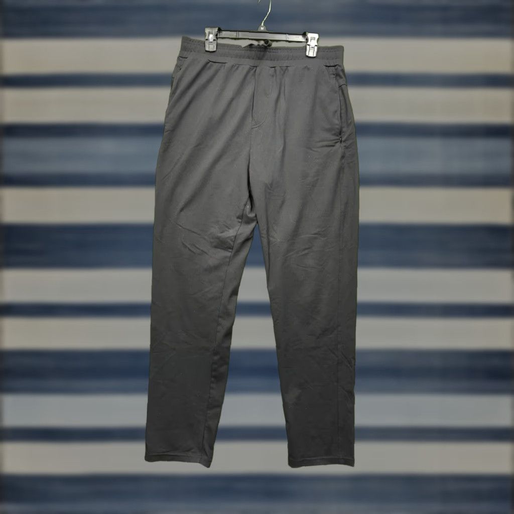 Vintage Public Rec Dealmaker Sweatpants Men's Slim Black 36 Regular Inseam 32 5-Pocket Drawstring Zip, Tech Stretch Size US 36 / EU 52 - 1 Thumbnail