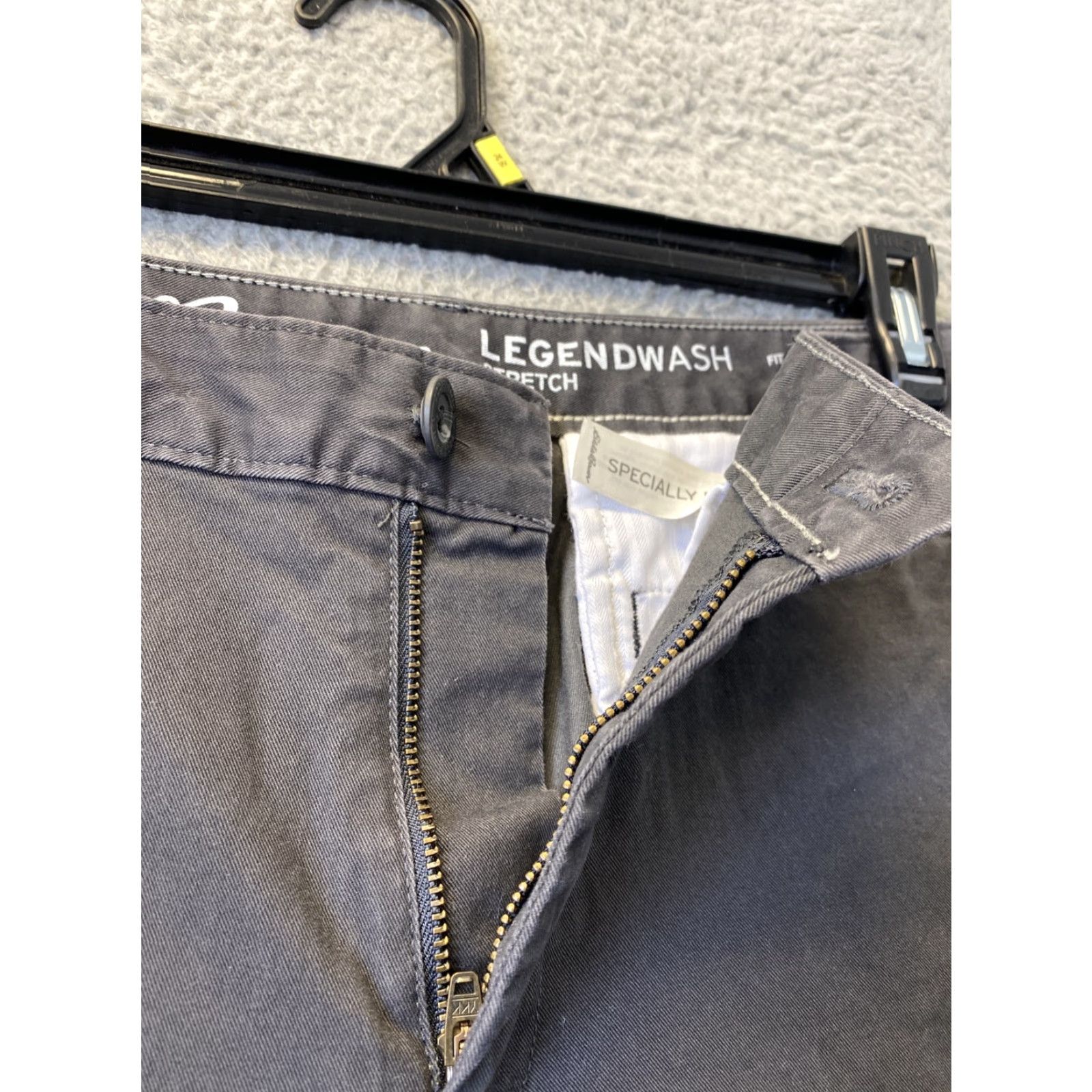 Eddie Bauer VINTAGE Eddie Bauer Women's Chino Pants Cropped Size 12 Gray Cotton Straight Fit 49-60 Size 34" / US 12 / IT 48 - 7 Thumbnail