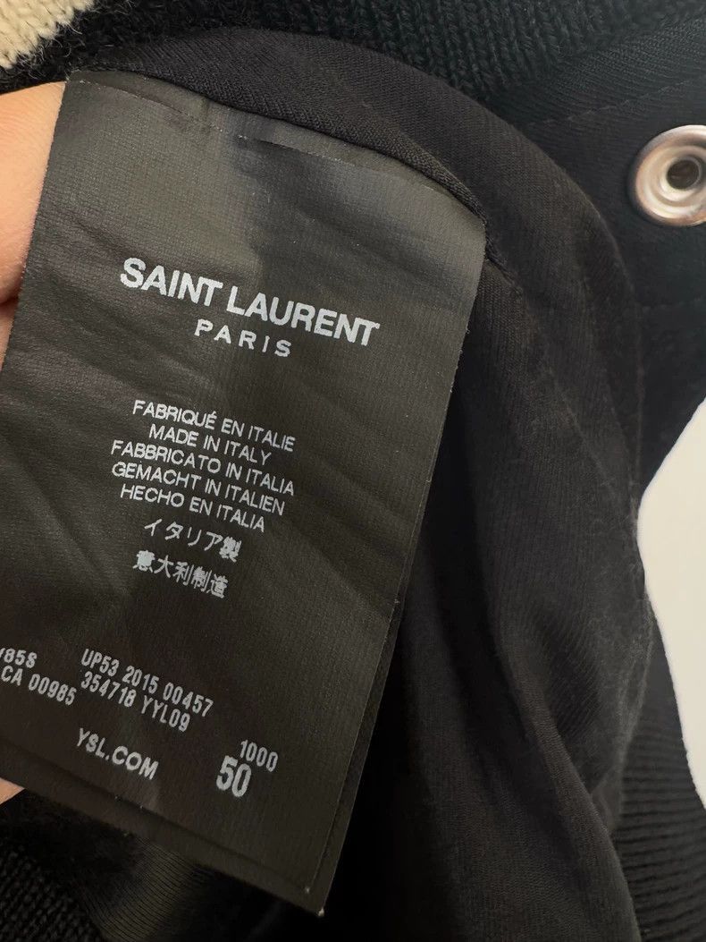 Saint Laurent Paris Saint Laurent Black Baseball Jacket-2506 Size US L / EU 52-54 / 3 - 3 Thumbnail