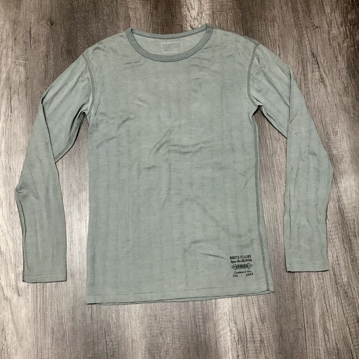 Avirex × Roots Of Flight VINTAGE AVIREX ROOTS FLIGHT NO M380B LONG SLEEVE TEE SHIRT Size US S / EU 44-46 / 1 - 1 Thumbnail