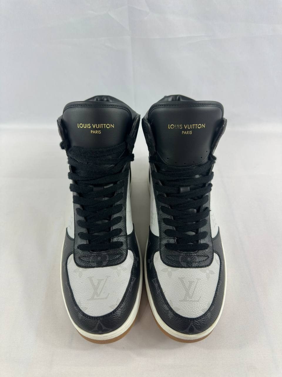 Louis Vuitton Louis Vuitton Rivoli High Top Tri Color Sneakers Size US 8 / EU 41 - 6 Thumbnail