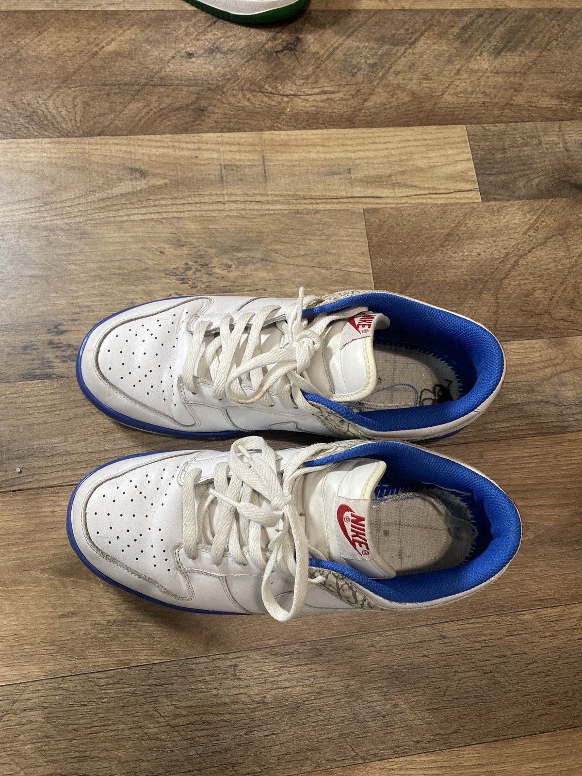 Nike Nike Dunk Low Jordan Pack “white cement” Size US 9.5 / EU 42-43 - 3 Thumbnail