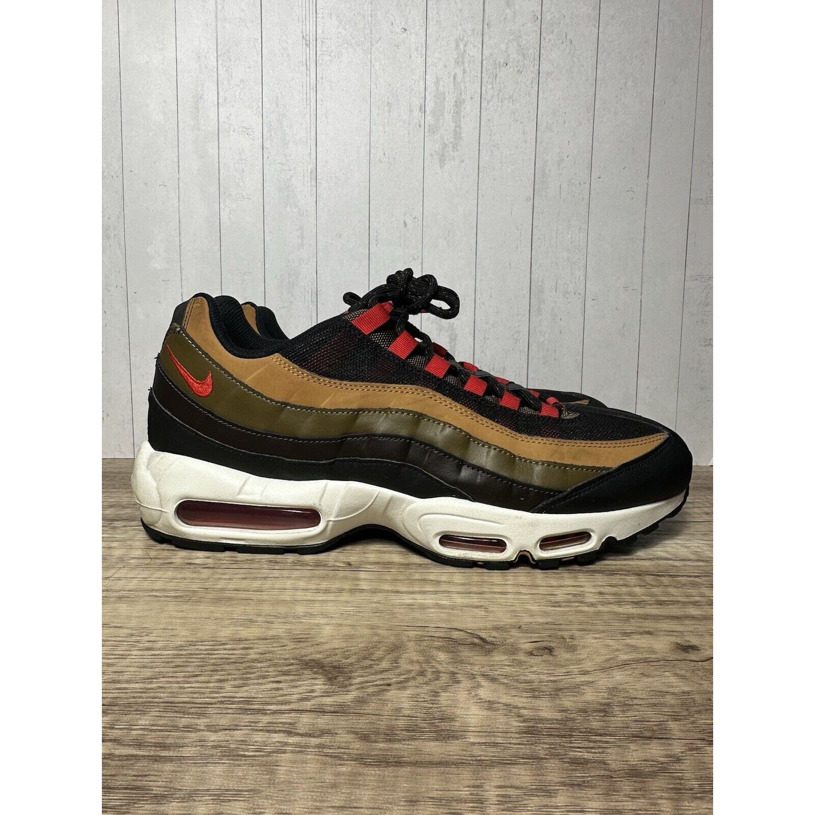 Nike Air Max 95 Essential Yukon Brown Red CT1805 200 SZ 13