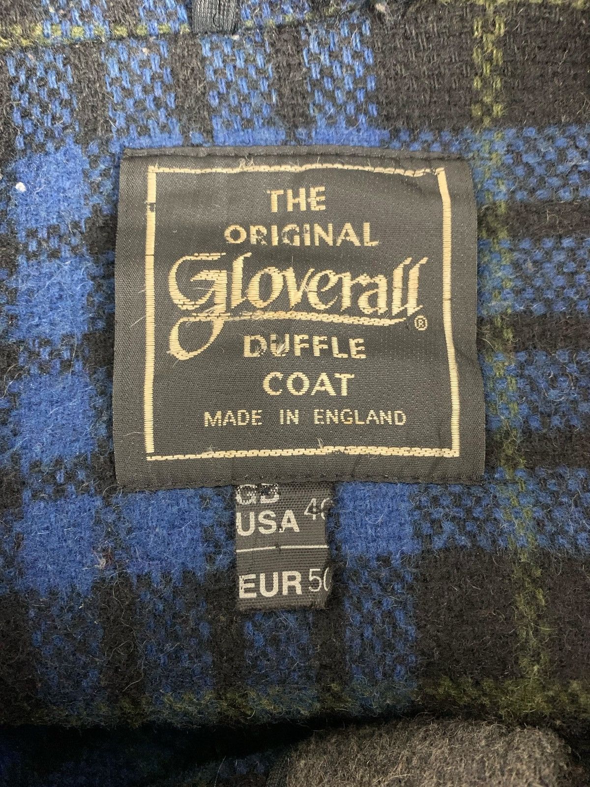 Designer × Gloverall × Vintage Vintage Gloverall British Designer Woven Duffle Coat Size US L / EU 52-54 / 3 - 8 Thumbnail