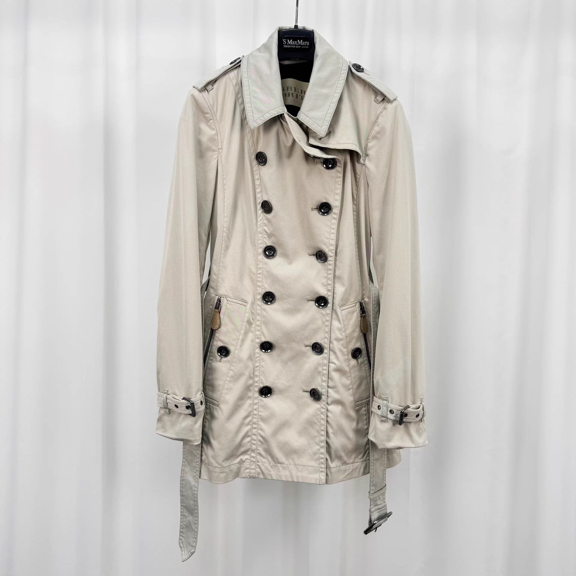 Burberry Burberry Double-Breasted Trench Coat UK8 98 New Size S / US 4 / IT 40 - 1 Thumbnail