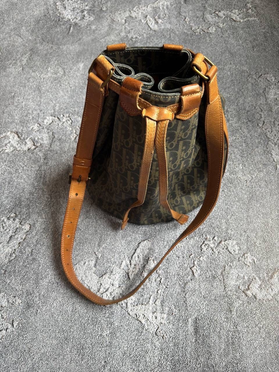 Dior CHRISTIAN DIOR Brown bucket trotter bag vintage Size ONE SIZE - 2 Thumbnail
