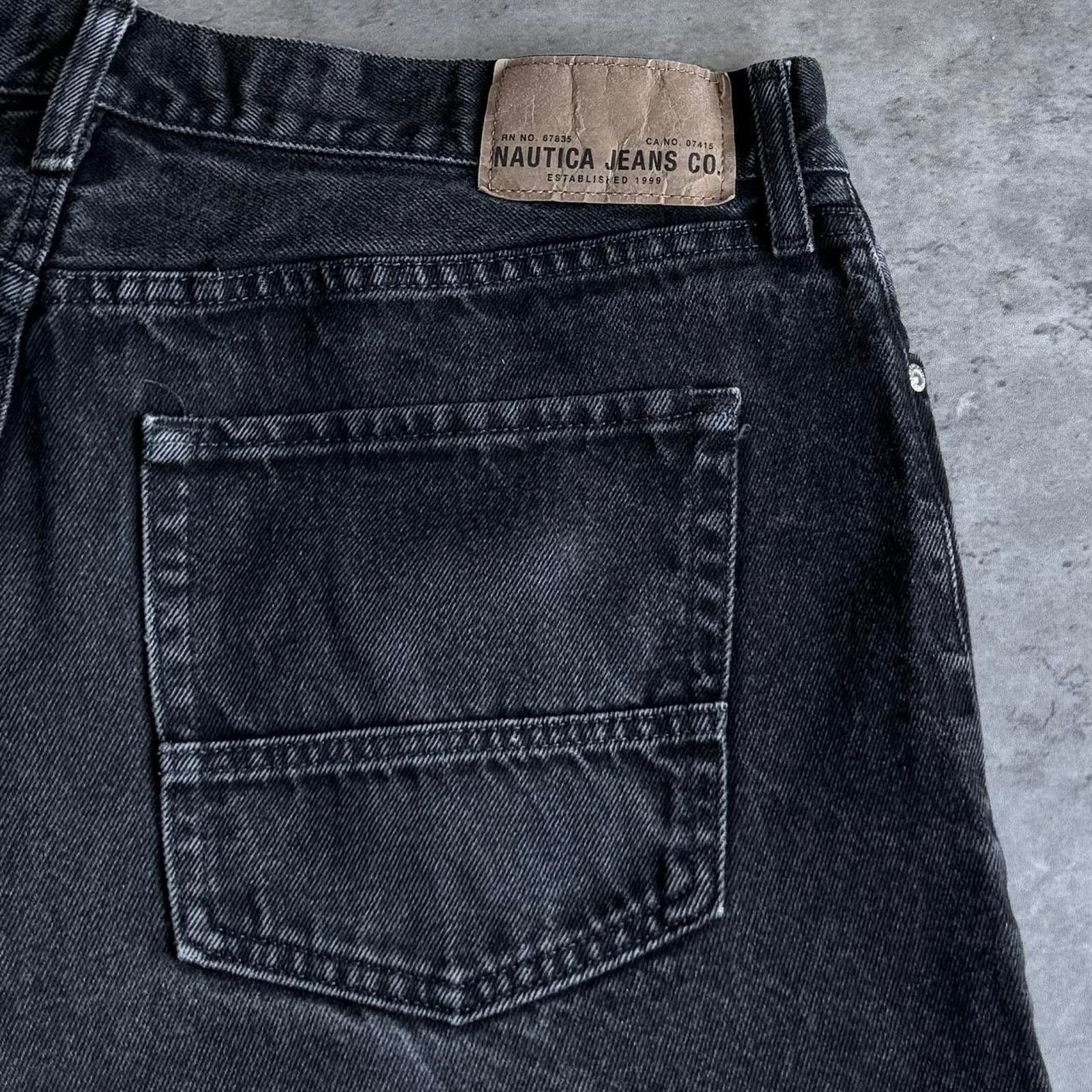 Japanese Brand × Nautica × Vintage Vintage Y2K Faded Black Nautica Grunge Opium Denim Jeans Size US 36 / EU 52 - 3 Thumbnail