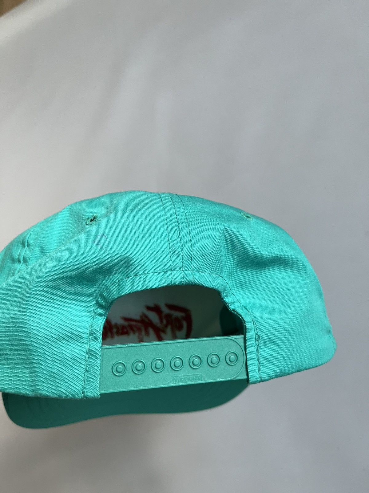 Other Vintage 90s Fort Apache Showcase Yupoong Turquoise Hat Cap Size ONE SIZE - 9 Thumbnail