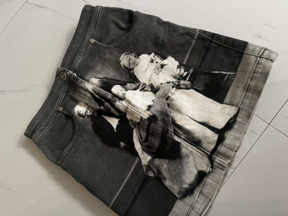 Burberry Burberry miniskirt with black-and-white Victorian print Size 25" / US 0 / IT 36 - 5 Thumbnail