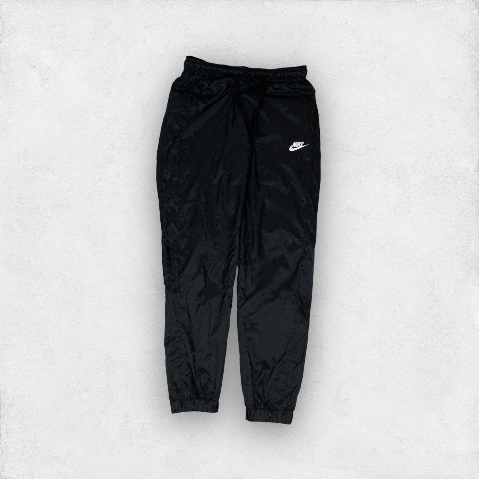 Nike Nike Men's Black Swoosh Pockets High-Rise Track Pants Small Size US 30 / EU 46 - 1 Thumbnail