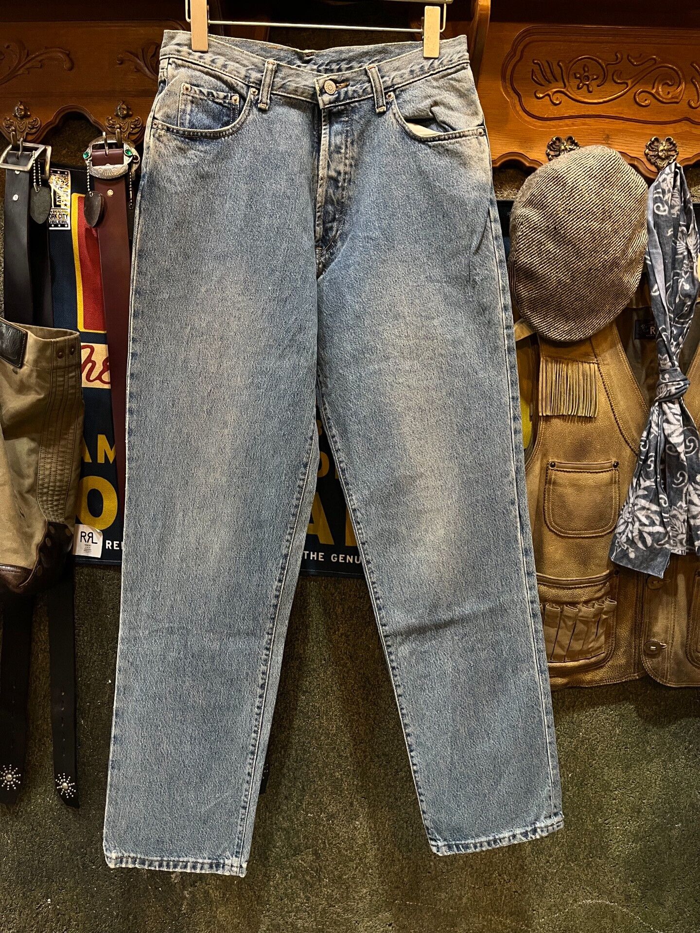 RRL Ralph Lauren RRL Distressed Denim Jeans by Ralph Lauren Size US 31 - 1 Thumbnail