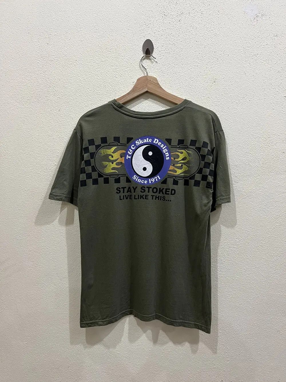 Vintage T&C Skate Designs Tshirt Size US M / EU 48-50 / 2 - 2 Thumbnail