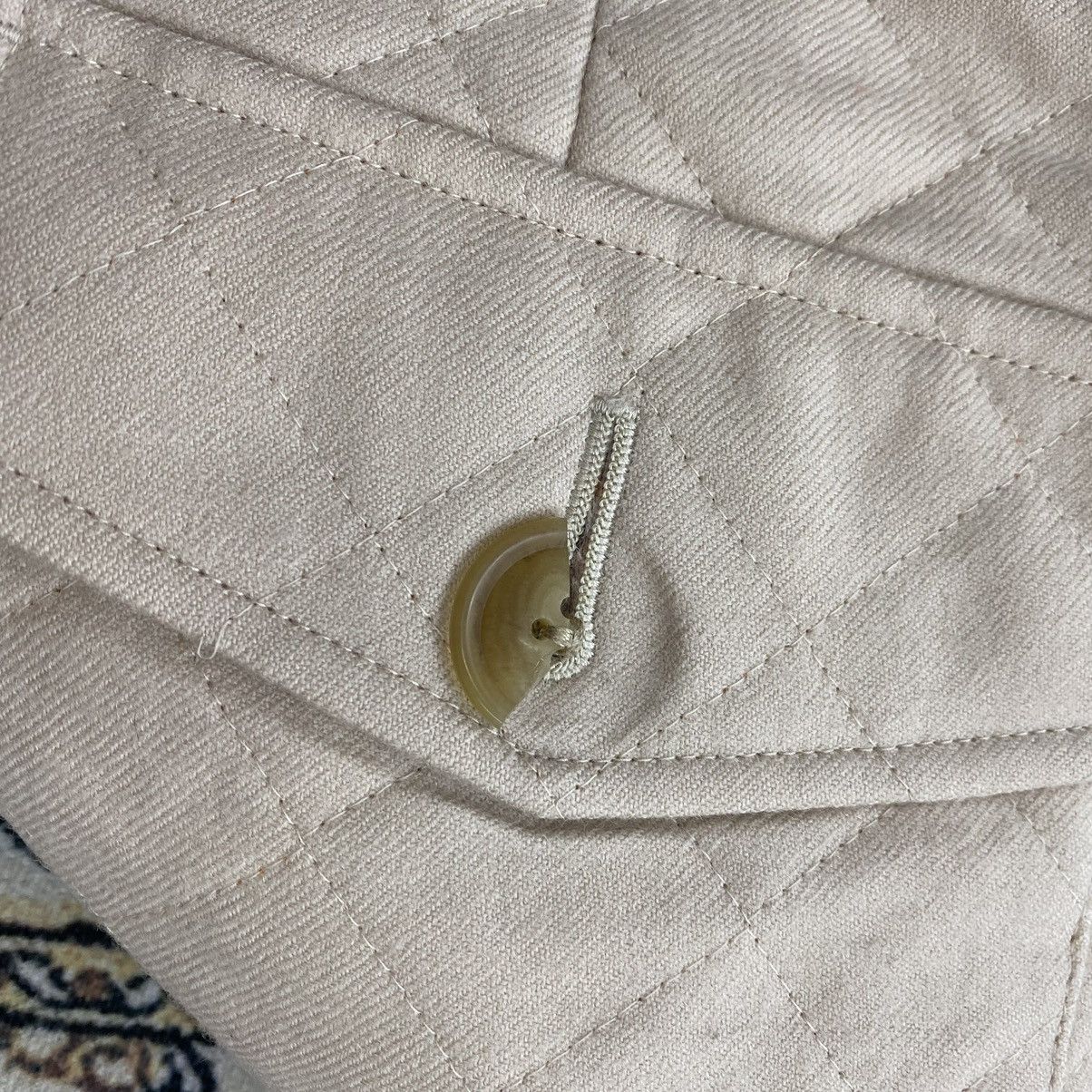 Japanese Brand SHIPS Japanese Brand Button Up Quilted Beige Parka Long Size S / US 4 / IT 40 - 10 Thumbnail